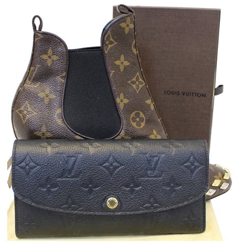 louis vuitton wallet emilie|black monogram louis vuitton wallet.